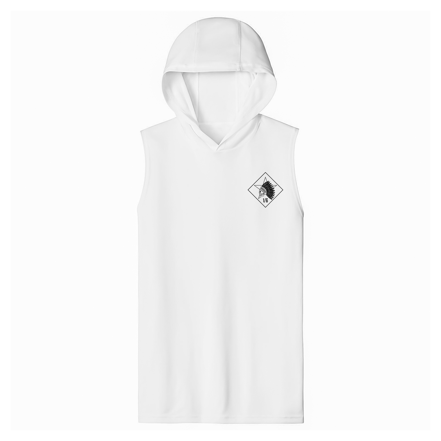 1st Battalion 6th Marines Unit "Deathwalkers" DRIFIT Sleeveless, Tank, Sleeveless Hoodie