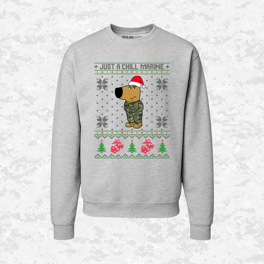 Just a Chill Marine | Ugly Christmas Sweaters