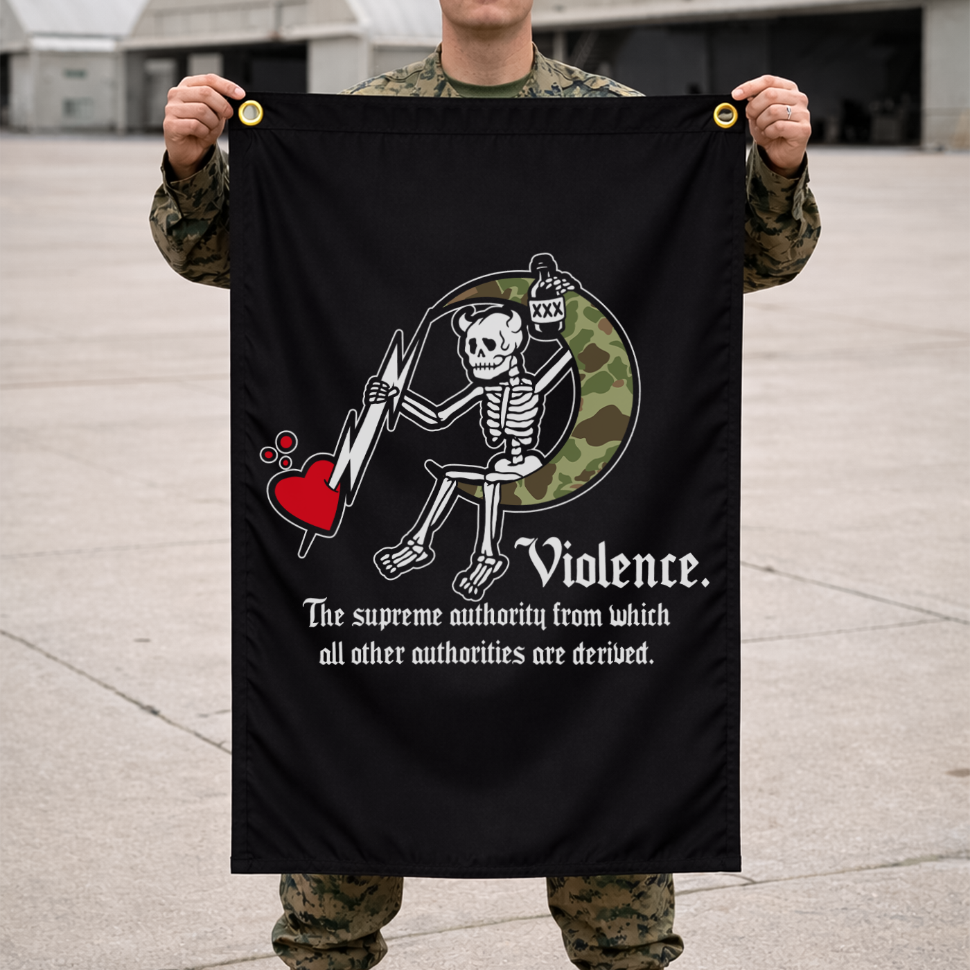 ANGLICO Violence | 4th Anglico | 2x3 ft Flag