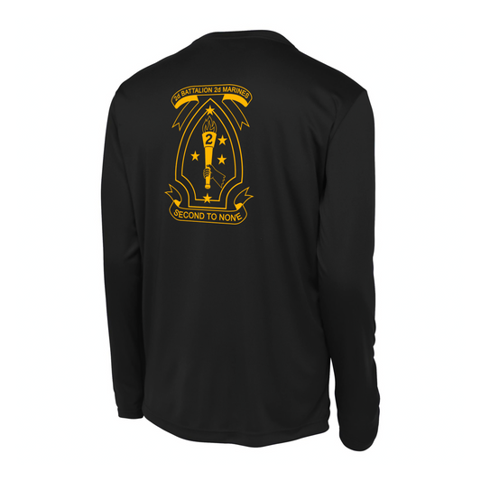 2nd Battalion 2nd Marines Unit "Warlords" #2 DRIFIT Long sleeve, Hoodie