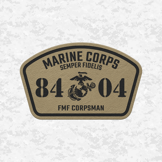 MOS HM-8404 FMF Corpsman | Leather Patch | Velcro Backed