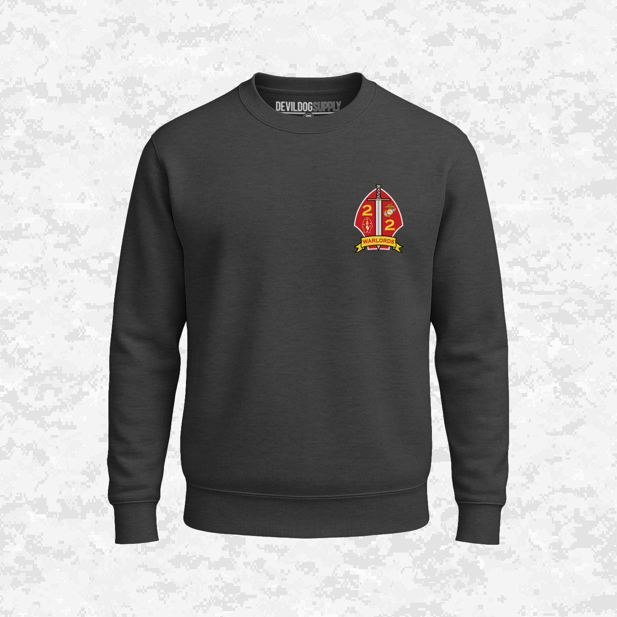 2nd Battalion 2nd Marines Unit "Warlords" Classic Edition #1 | Sweatshirt