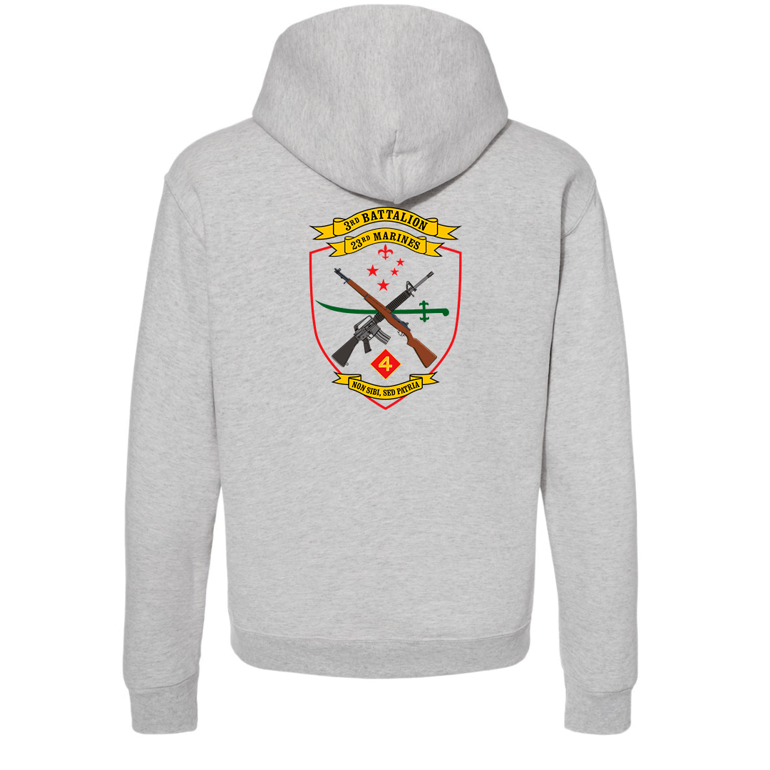 3rd Battalion 23rd Marines Unit "Lone Wolves" Hoodie