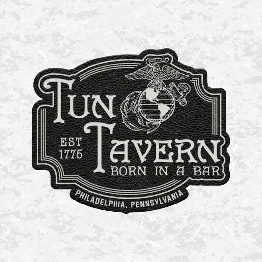 Tun Tavern Est 1775 | Leather Patch | Velcro Backed