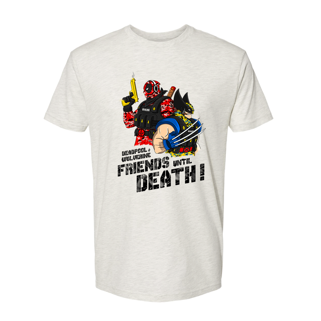 "Friends until Death" Deadpool & Wolverine T-shirt