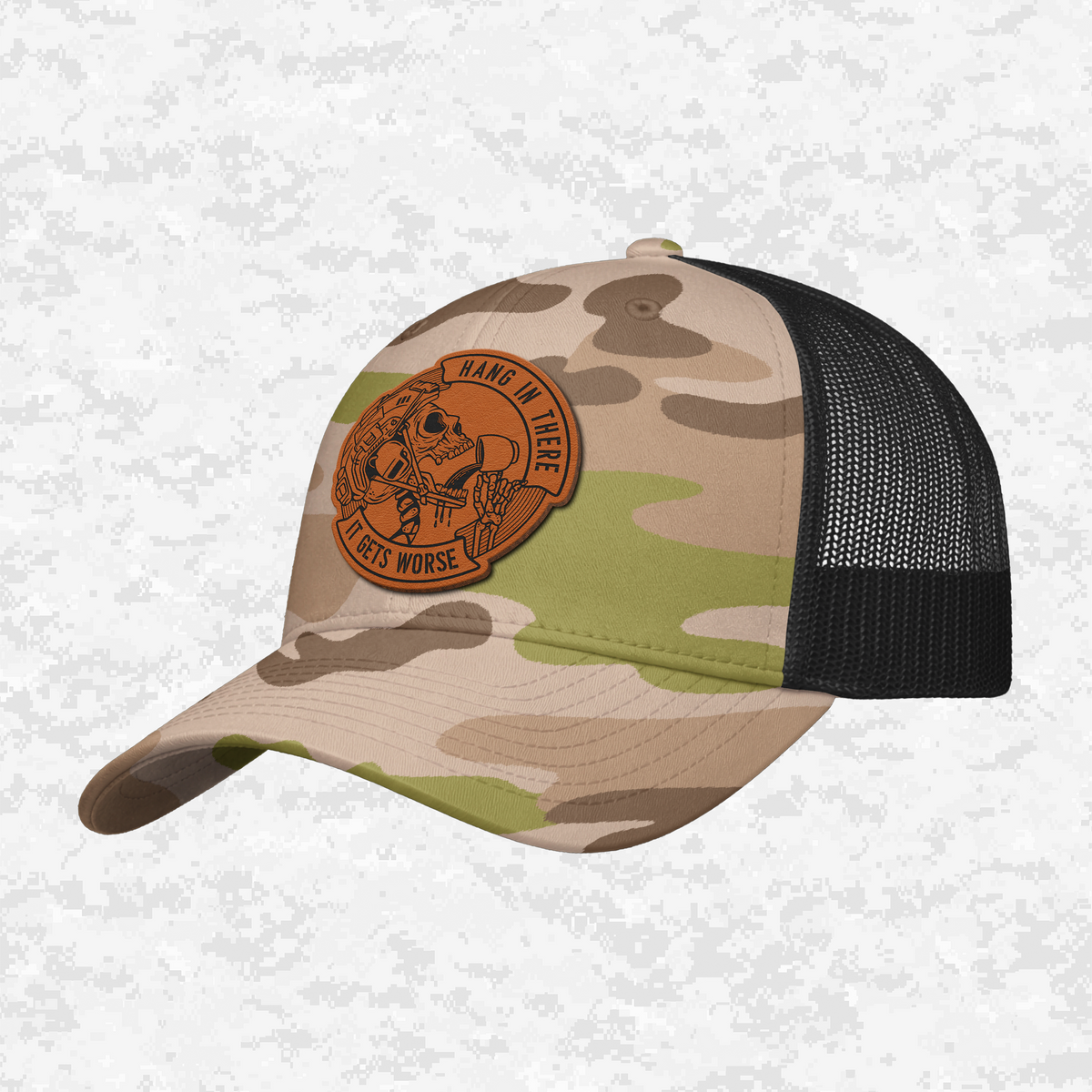 Hang In There It Gets Worse | Snapback Hat