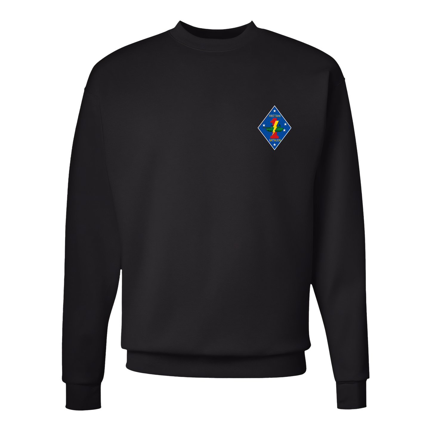 1st Tank Battalion Unit "1st Tanks", USMC Sweatshirt