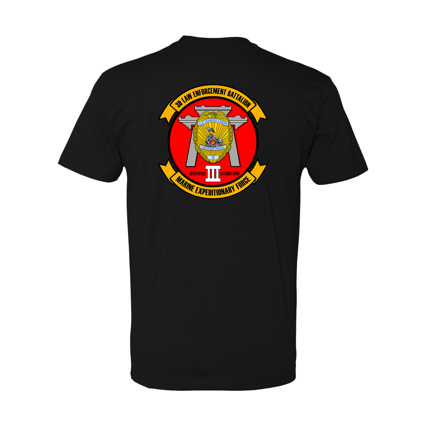 Military Police, USMC 3rd Law Enforcement Battalion, T-Shirt