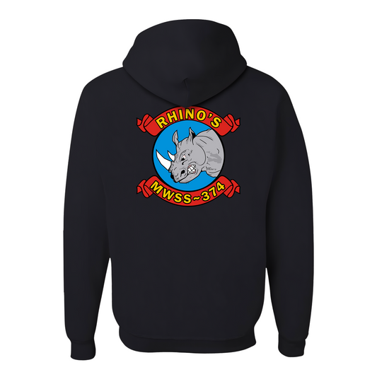MWSS-374 "RHINO'S", Marine Wing Support Squadron-374, Hoodie