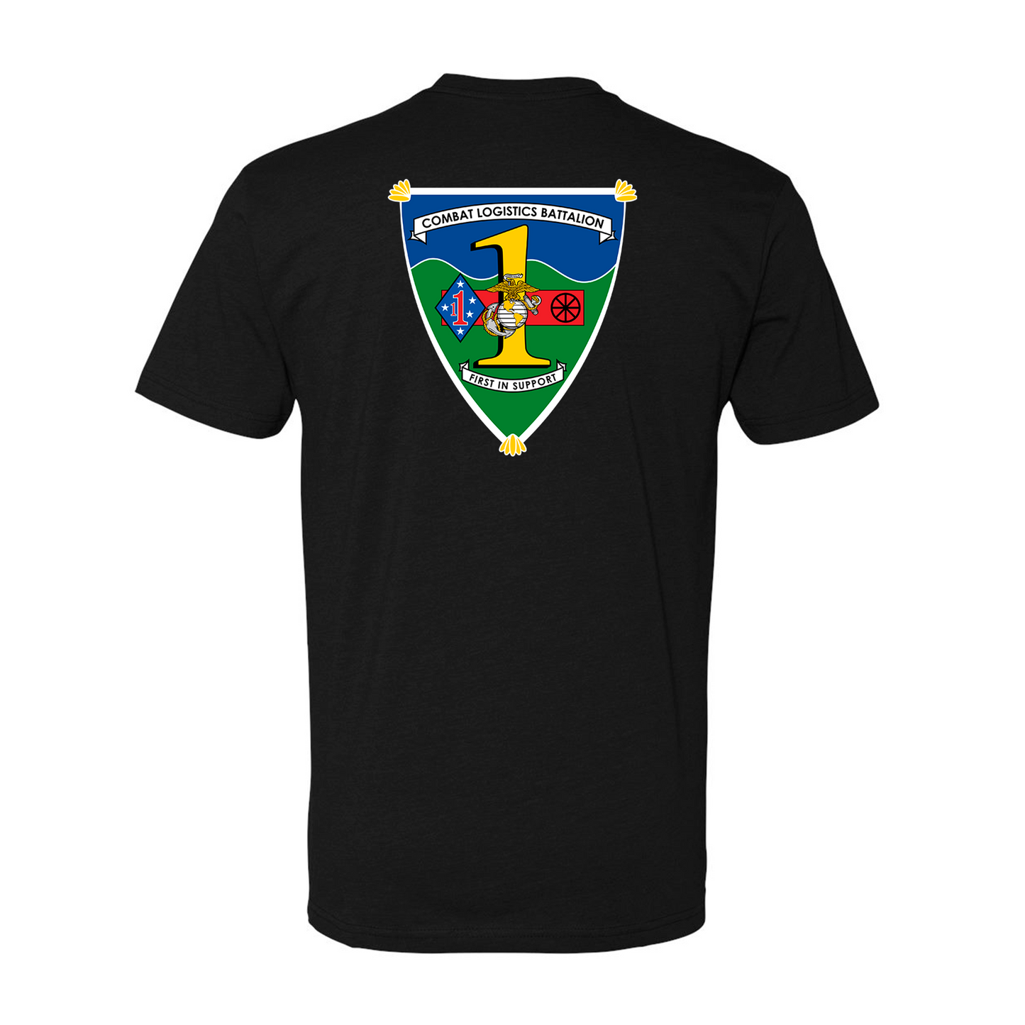 Combat Logistics Battalion 1 Unit ¨First In Support¨ Shirt