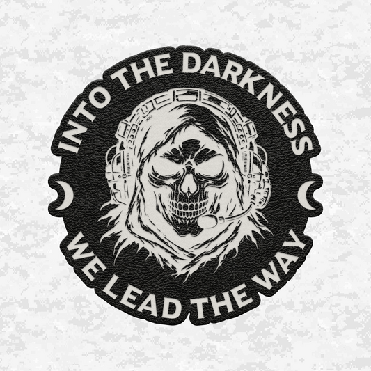 Night Operators | Into the Darkness | Leather Patch | Velcro Backed