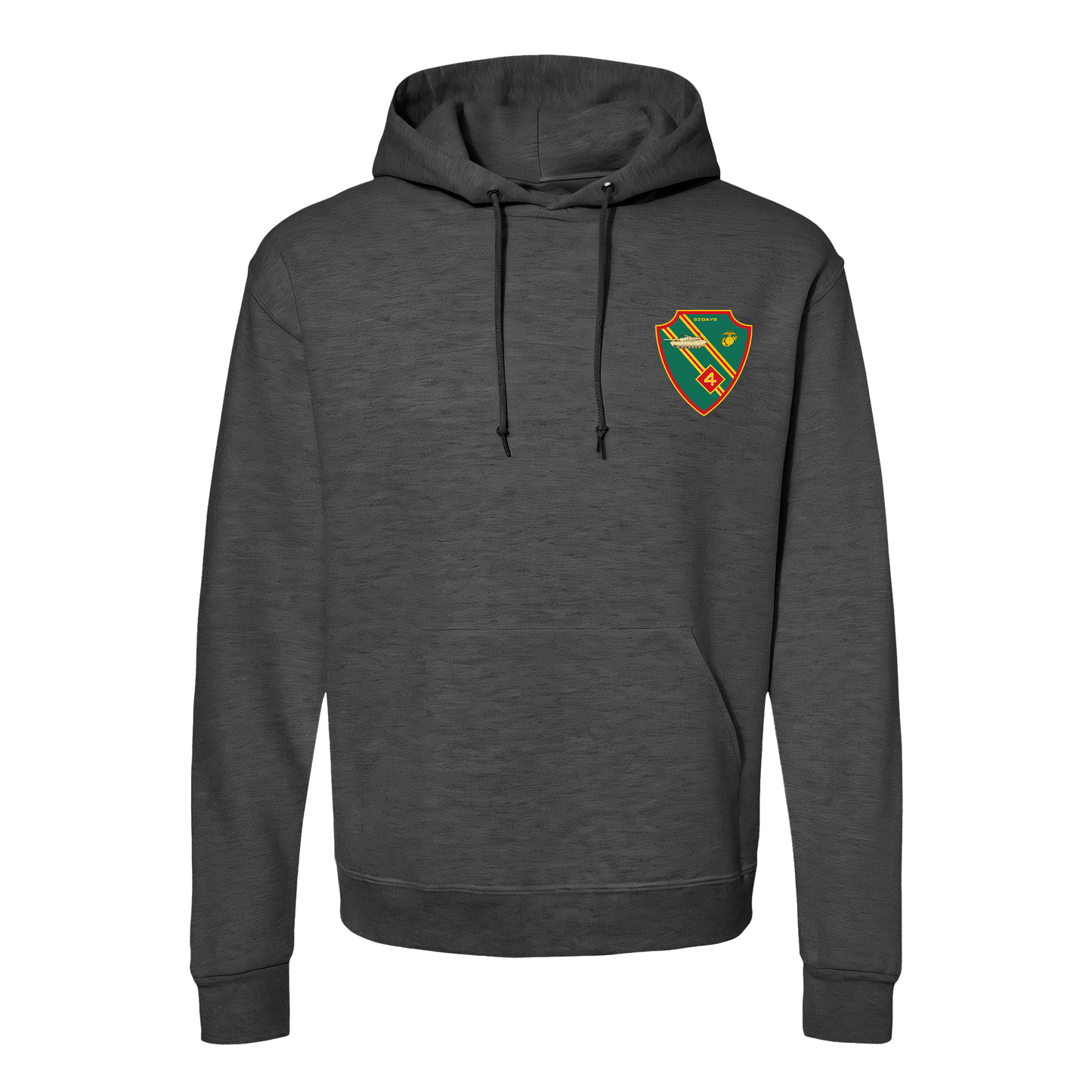 4th Tank Battalion, "53 Days", USMC, United States Marine Corps Hoodie