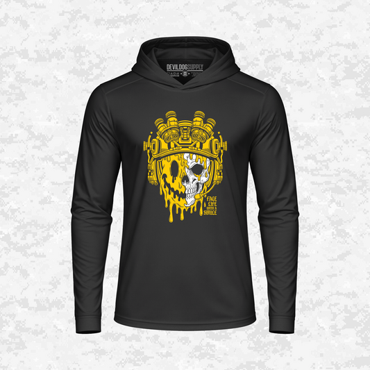 Face Life with a Smile | Tactical Skull | DRIFIT Long sleeve, Hoodie