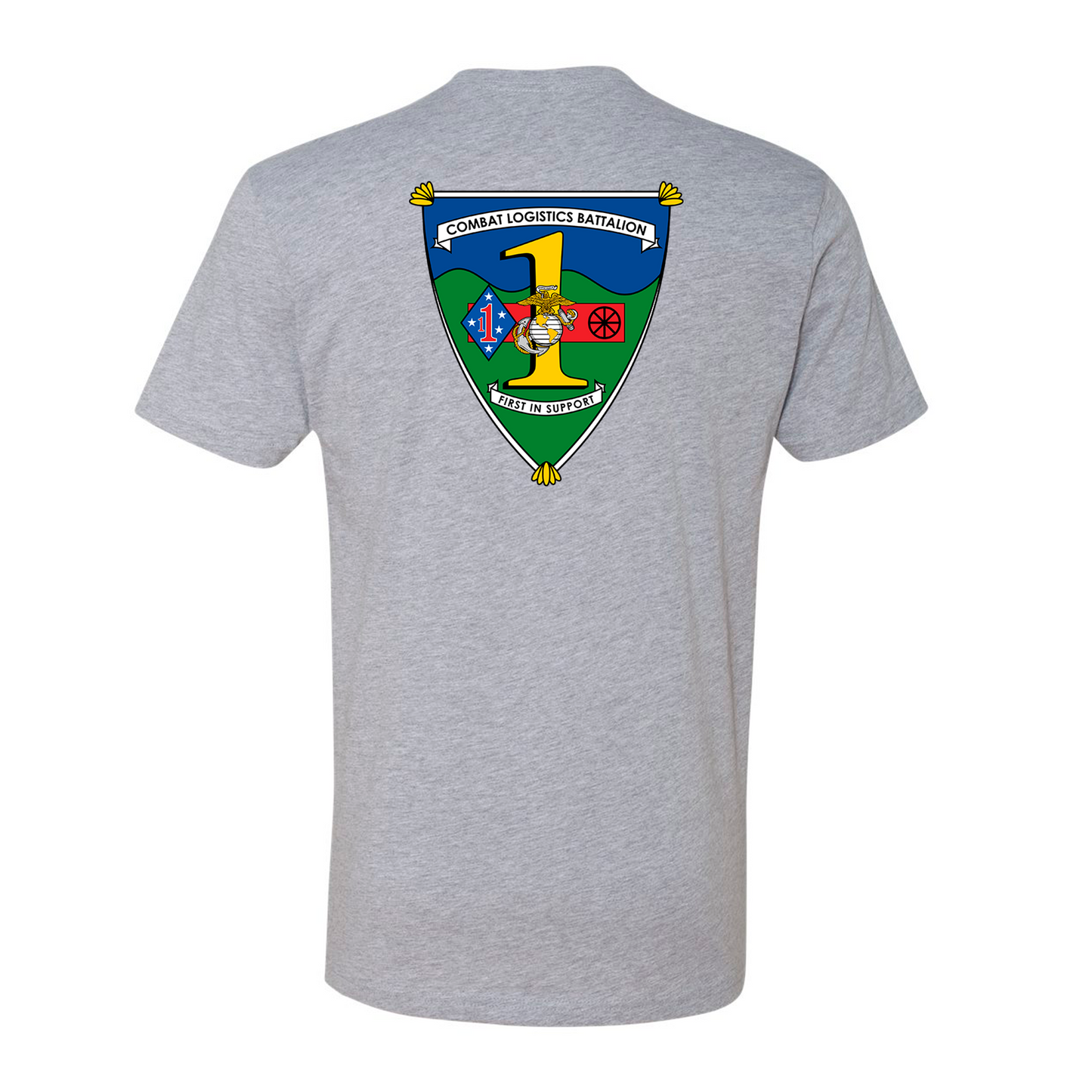 Combat Logistics Battalion 1 Unit ¨First In Support¨ Shirt