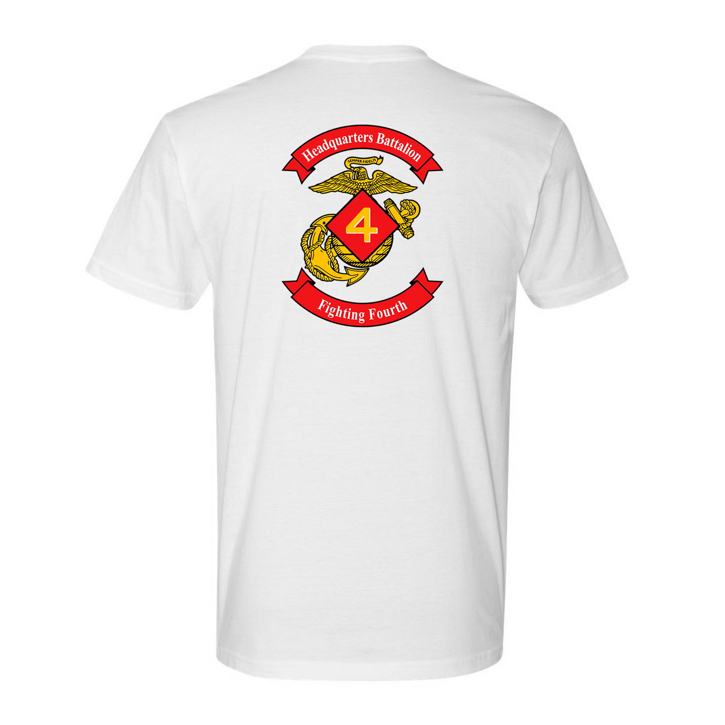 Headquarters Battalion 4th Marine Division Unit ¨Fighting Fourth¨ Shirt