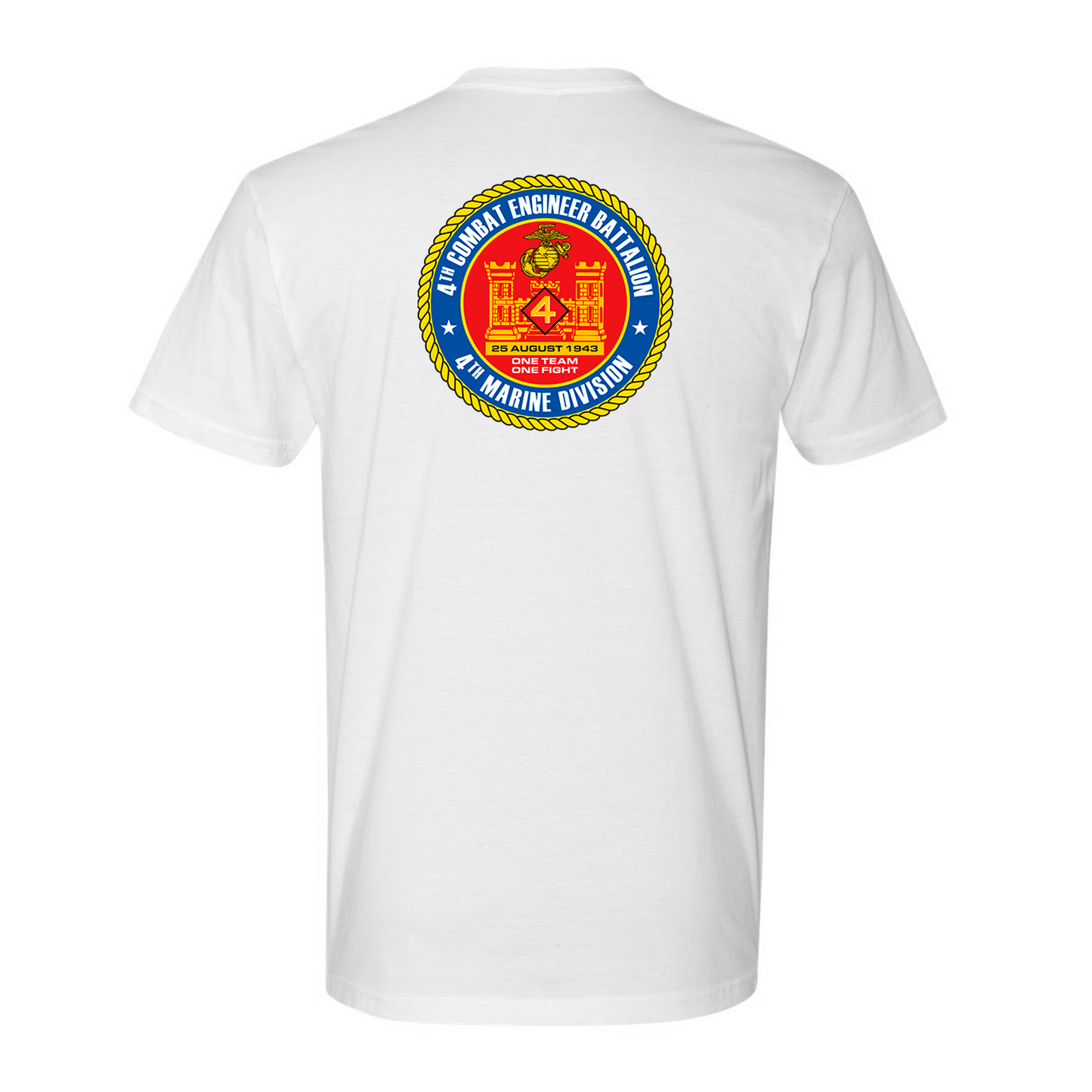 4th Combat Engineer Battalion Unit ¨One Team, One Fight¨ Shirt #1
