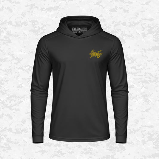 4th ANGLICO | Lightning From The Sky, Thunder From The Sea | DRIFIT Long sleeve, Hoodie