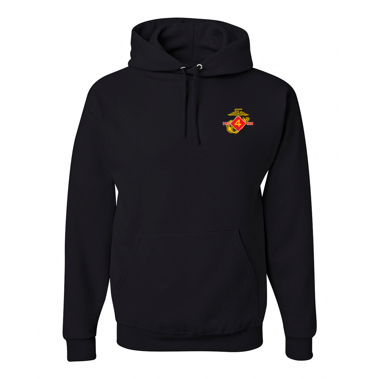 Headquarters Battalion 4th Marine Division Unit ¨Fighting Fourth¨ Hoodie