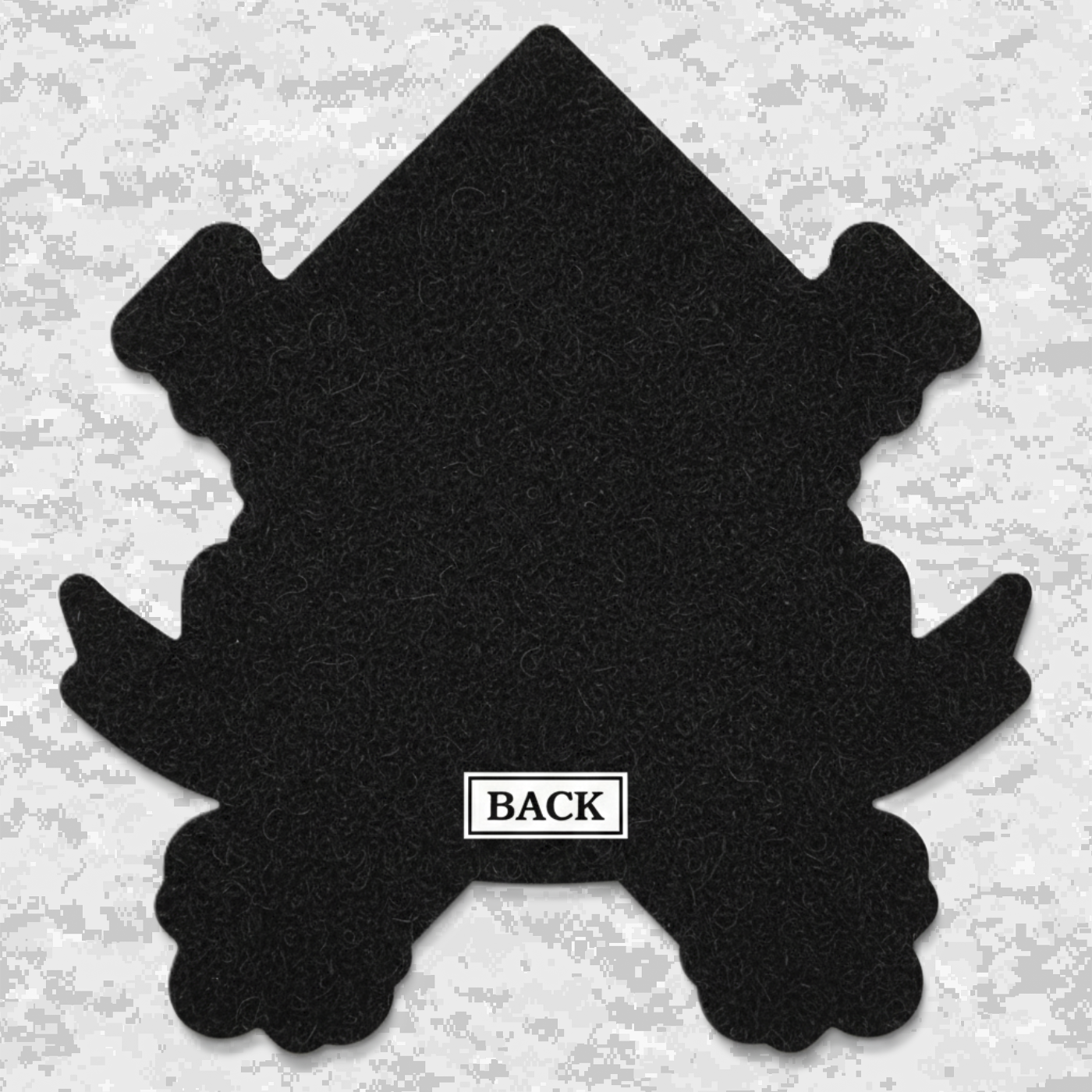 4th Battalion 14th Marines | Leather Patch | Velcro Backed