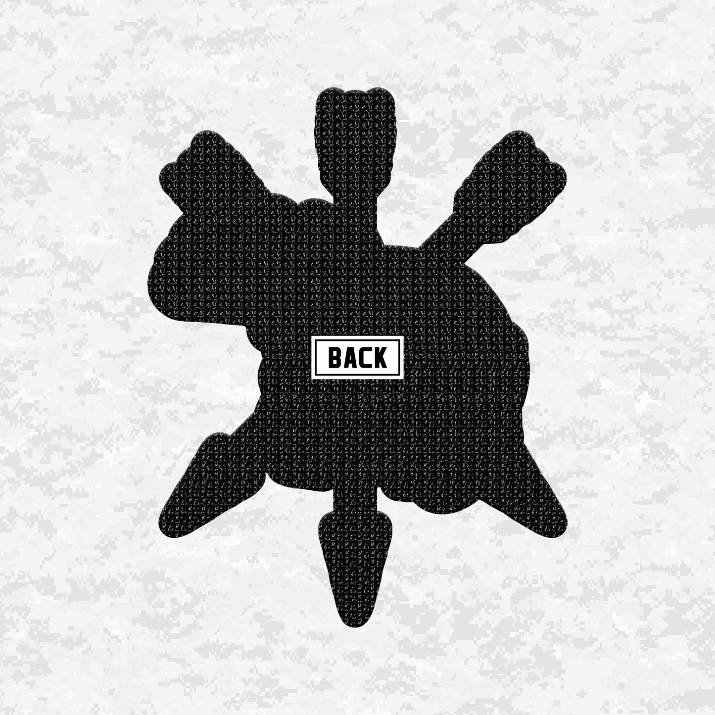 Hunt the Dark | Leather Patch | Velcro Backed