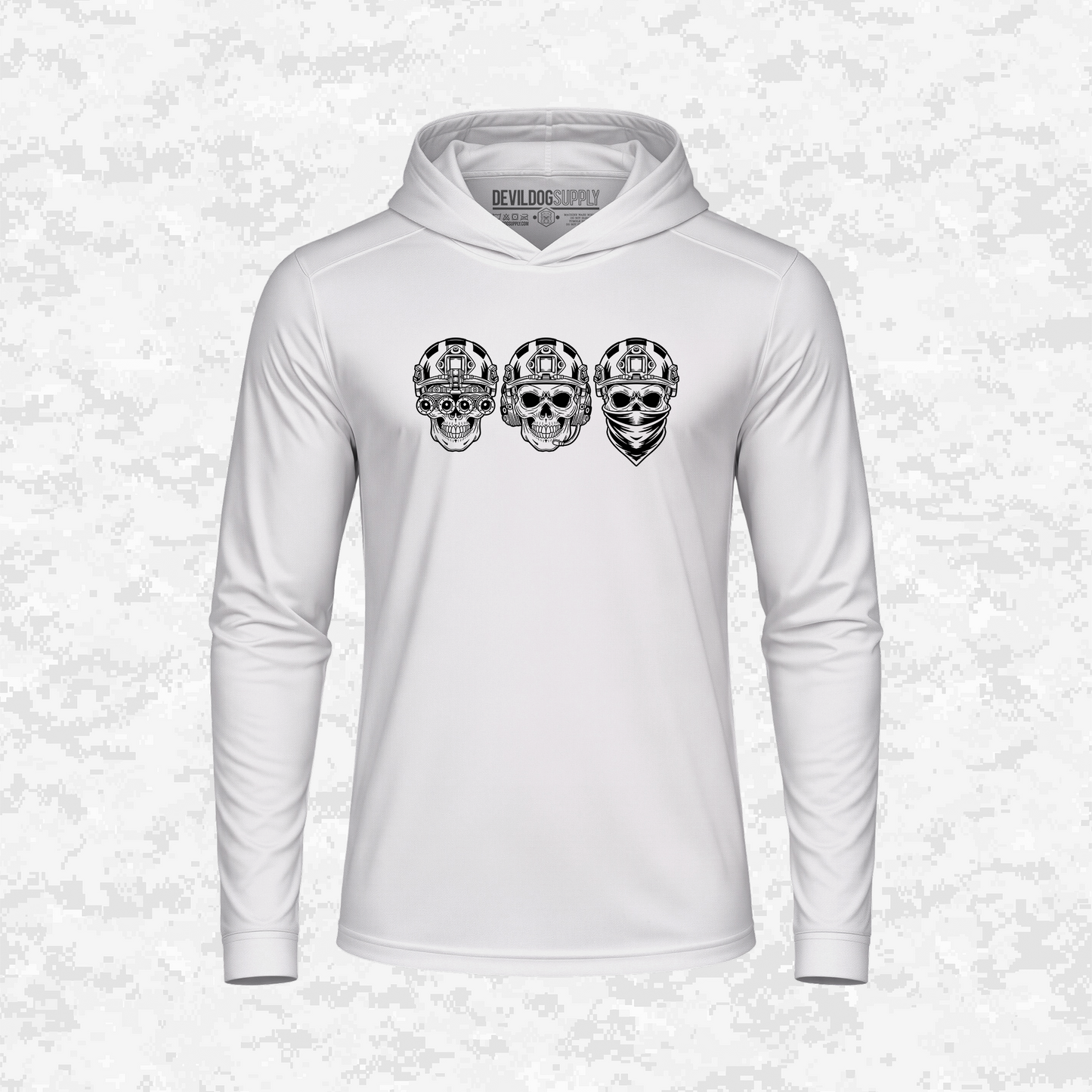 Shadow Discipline: Sight, Sound, Speech | DRIFIT Long sleeve, Hoodie