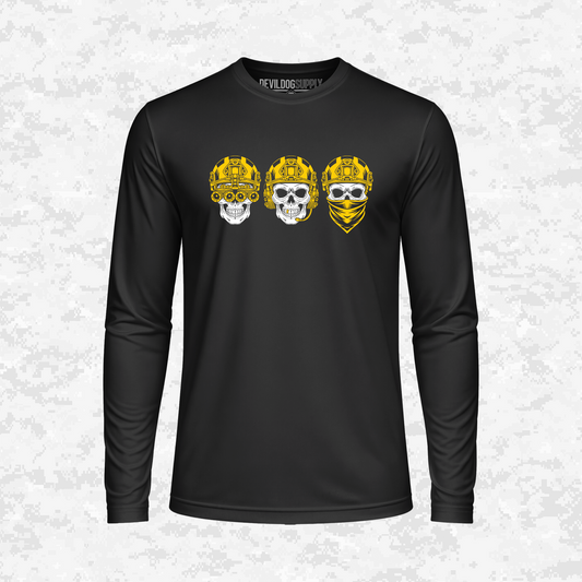 Shadow Discipline: Sight, Sound, Speech | DRIFIT Long sleeve, Hoodie