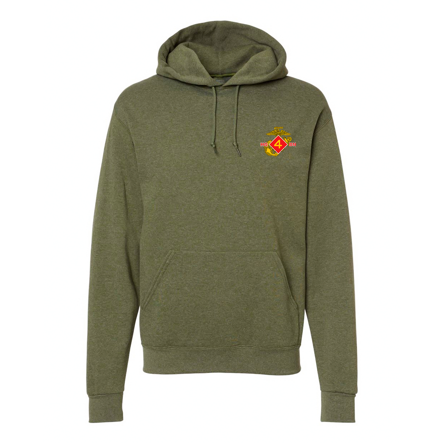 Headquarters Battalion 4th Marine Division Unit ¨Fighting Fourth¨ Hoodie