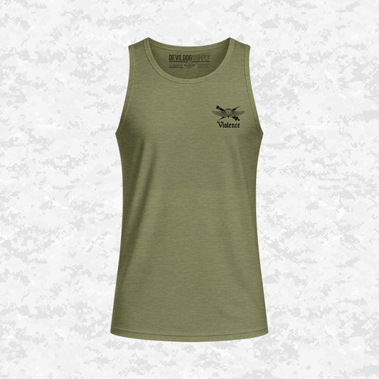 ANGLICO Violence | 4th Anglico | DRIFIT Sleeveless, Tank, Sleeveless Hoodie