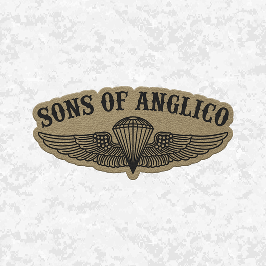 Sons of ANGLICO | Leather Patch | Velcro Backed