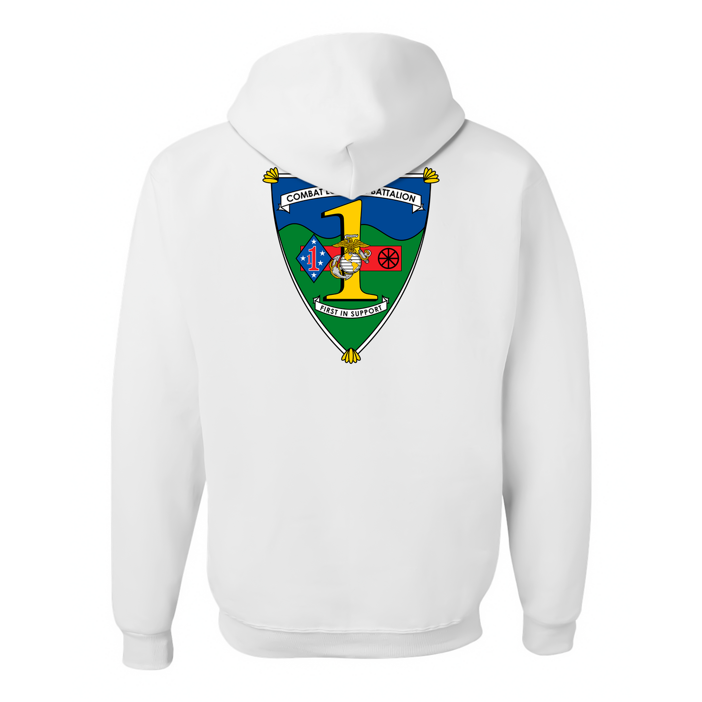 Combat Logistics Battalion 1 Unit “ First in Support” Hoodie