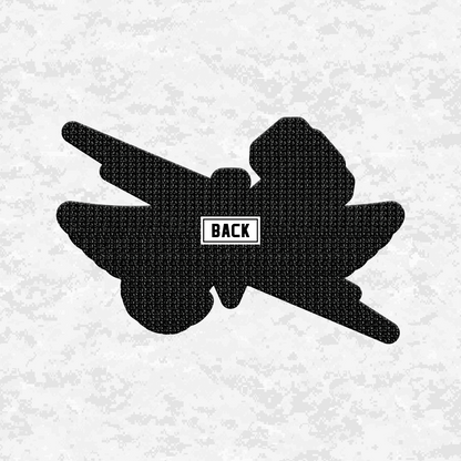 ANGLICO | Sky Lightning & Sea Thunder | Leather Patch | Velcro Backed