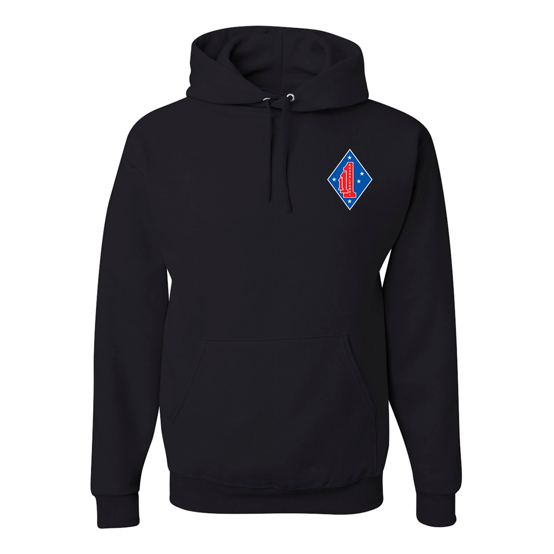 1st Battalion 1st Marines Unit "First of the First" Hoodie