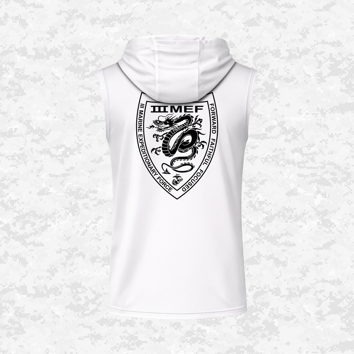 III MEF | III Marine Expeditionary Force | DRIFIT Sleeveless, Tank, Sleeveless Hoodie
