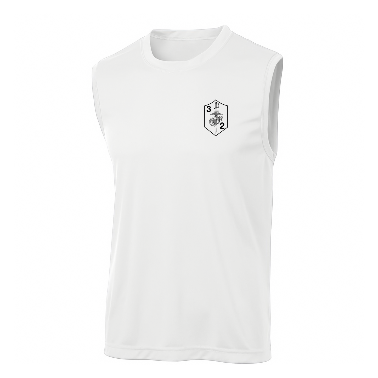 3rd Battalion 2nd Marines Unit "Betio Bastards" DRIFIT Sleeveless, Tank, Sleeveless Hoodie