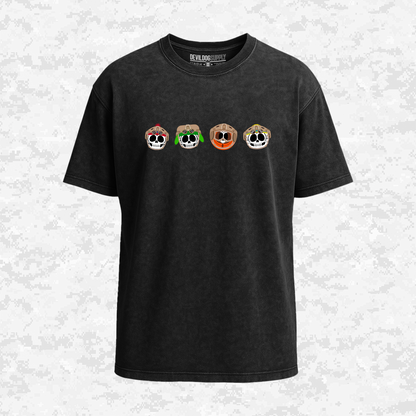 Tactical Squad Lineup | Military Parody | Oversize T-shirt