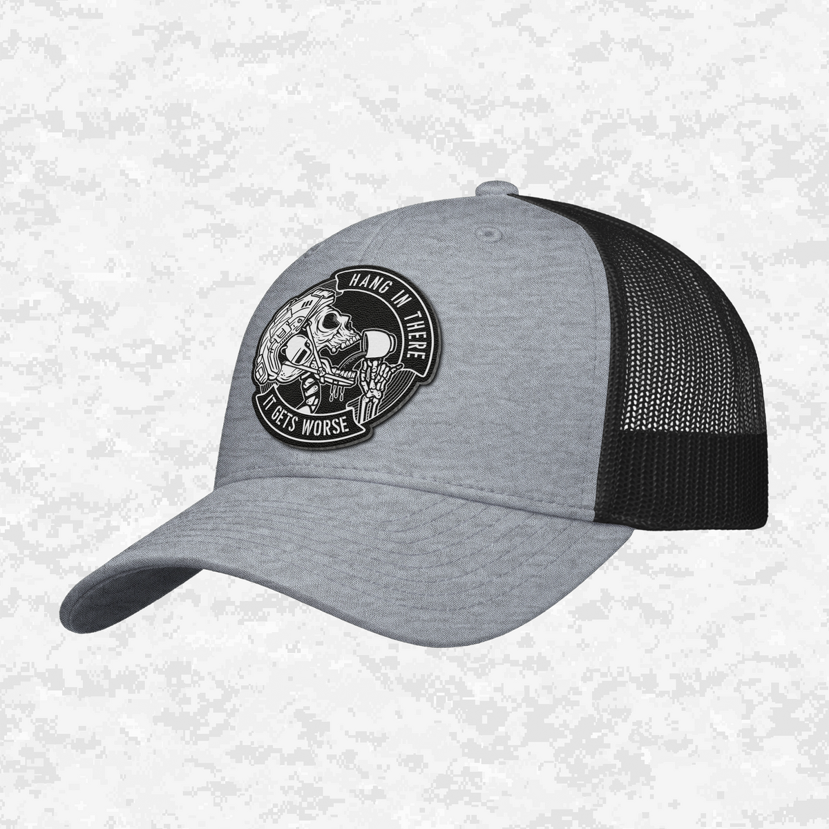 Hang In There It Gets Worse | Snapback Hat