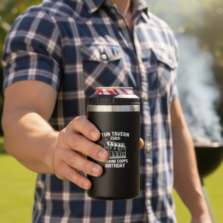 Tun Tavern | Birthplace of the Corps | Can Cooler | 16oz
