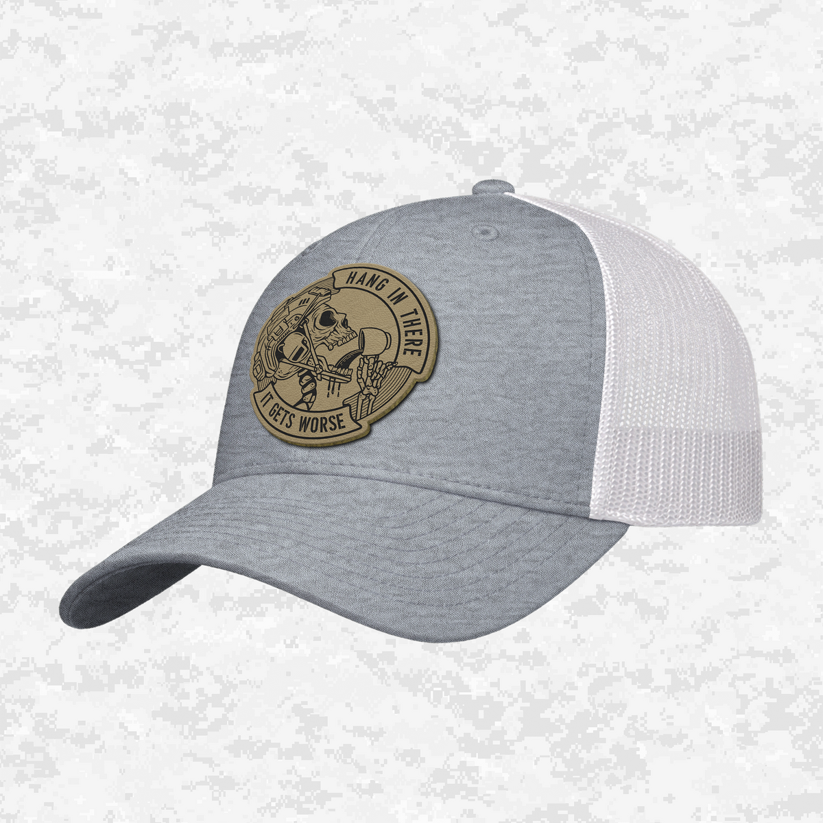 Hang In There It Gets Worse | Snapback Hat
