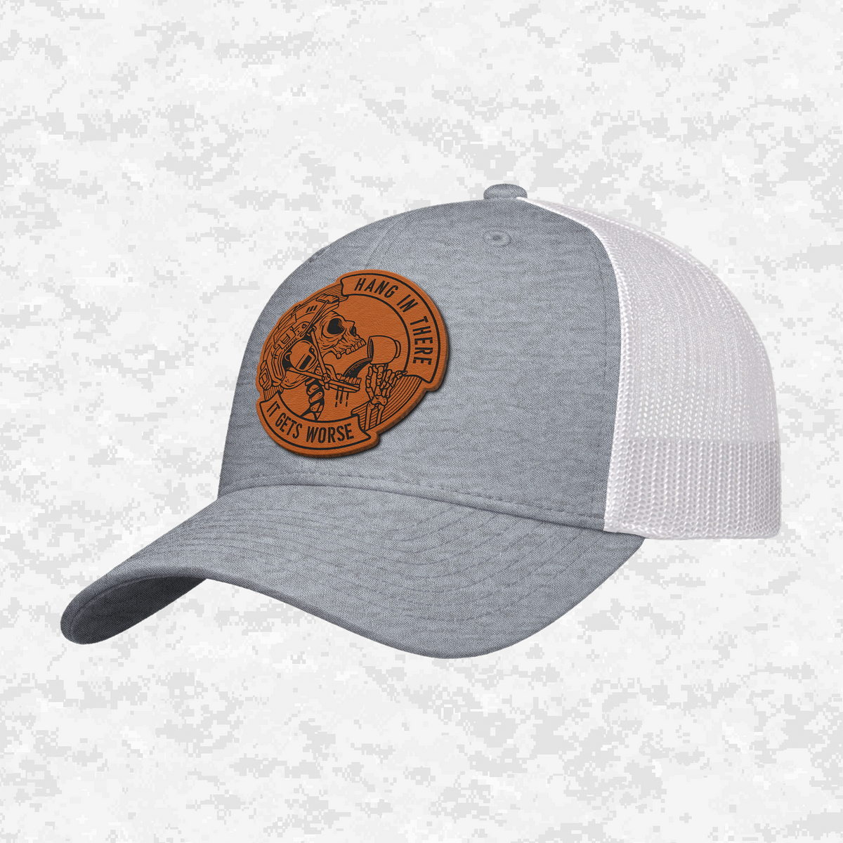 Hang In There It Gets Worse | Snapback Hat