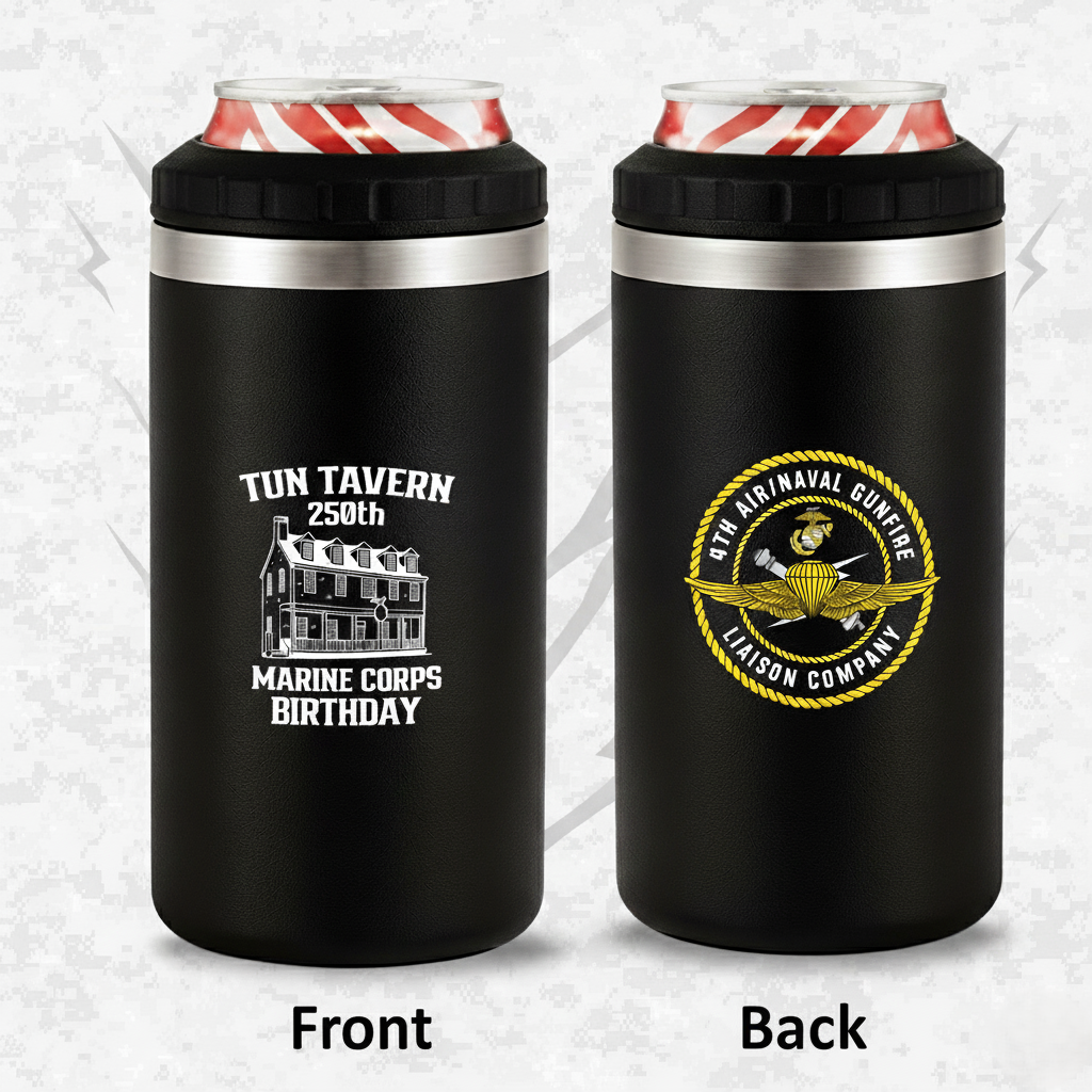 Tun Tavern | Birthplace of the Corps | Can Cooler | 16oz