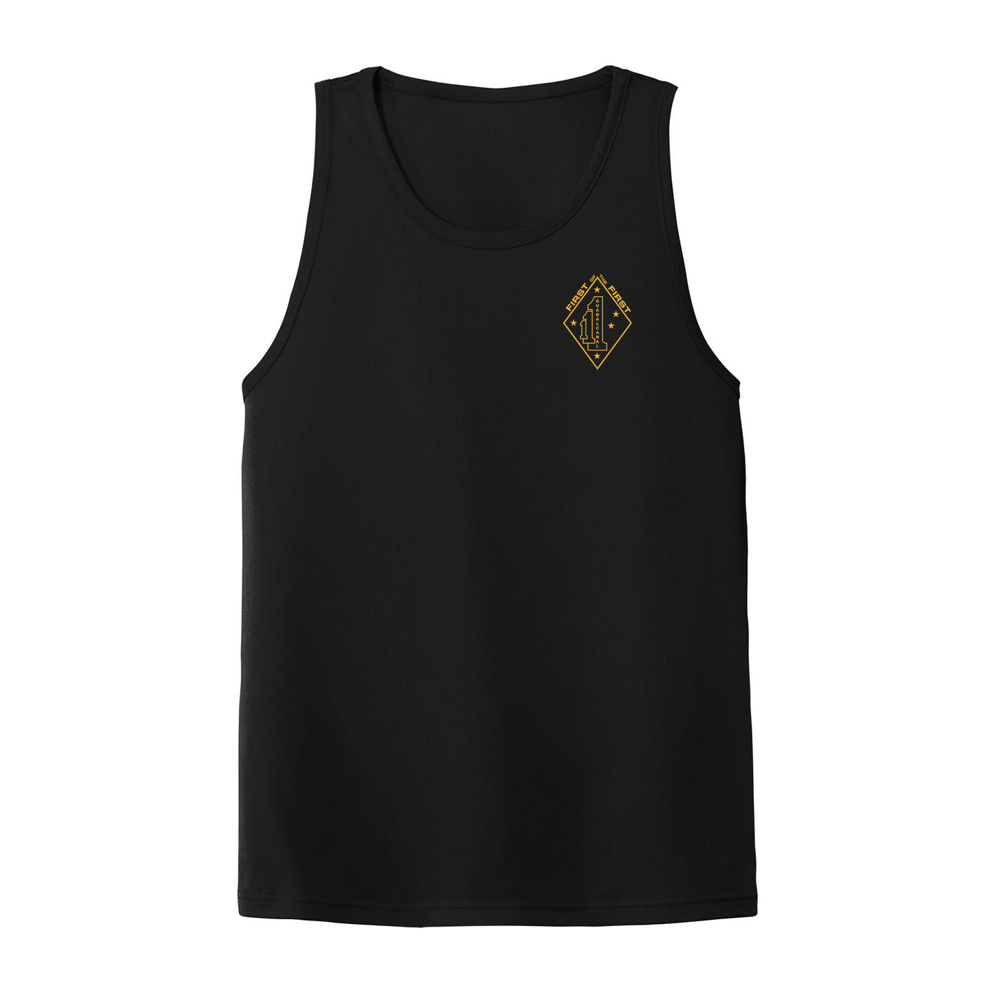 1st Battalion 1st Marines Unit "First of the First" DRIFIT Sleeveless, Tank, Sleeveless Hoodie