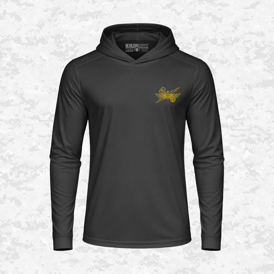 4th ANGLICO | Lightning From The Sky, Thunder From The Sea | DRIFIT Long sleeve, Hoodie