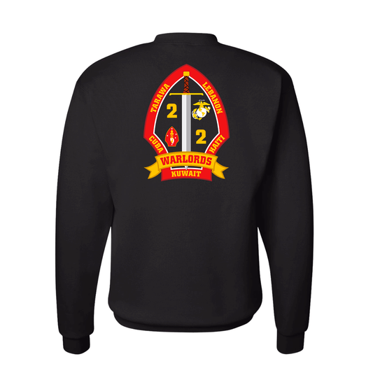 2nd Battalion 2nd Marines Unit "Warlords" Sweatshirt #3