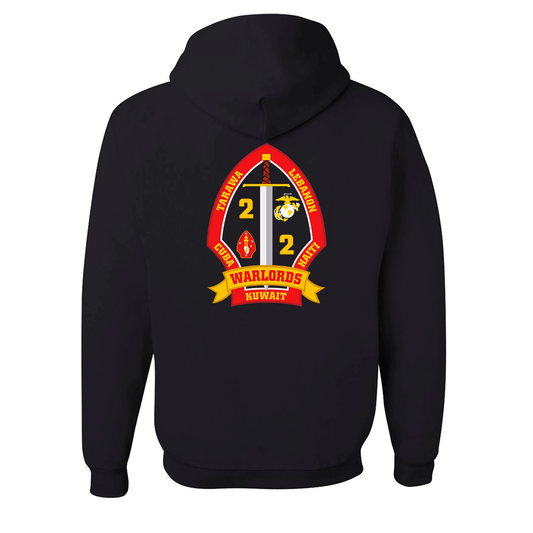 2nd Battalion 2nd Marines Unit "Warlords" Hoodie #3