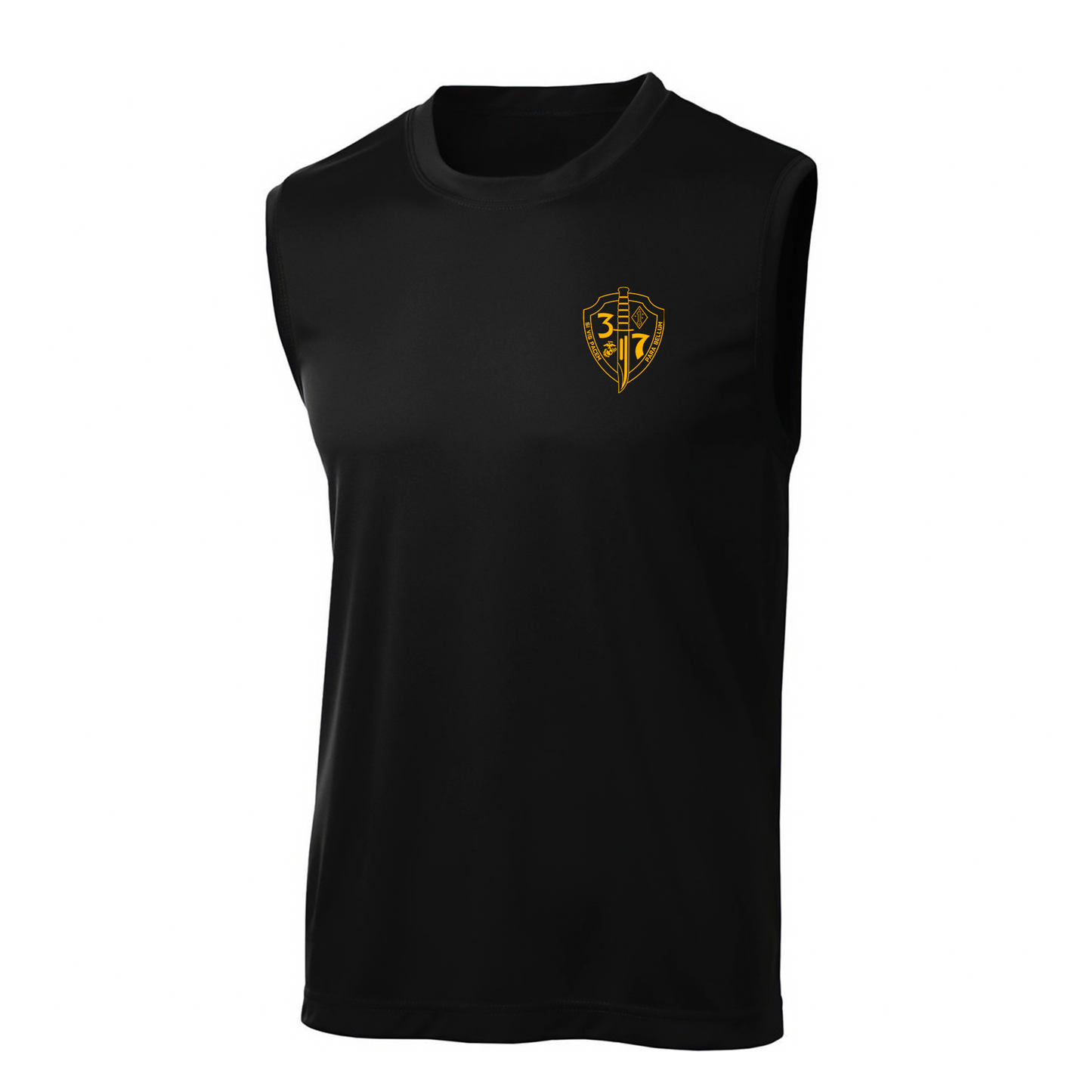 3rd Battalion 7th Marines Unit "The Cutting Edge" DRIFIT Sleeveless, Tank, Sleeveless Hoodie