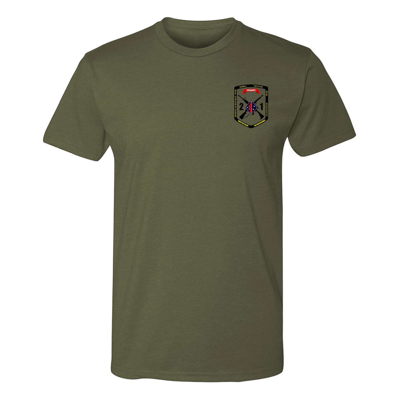 2nd Battalion 1st Marines Unit Shirt Gunsmoke