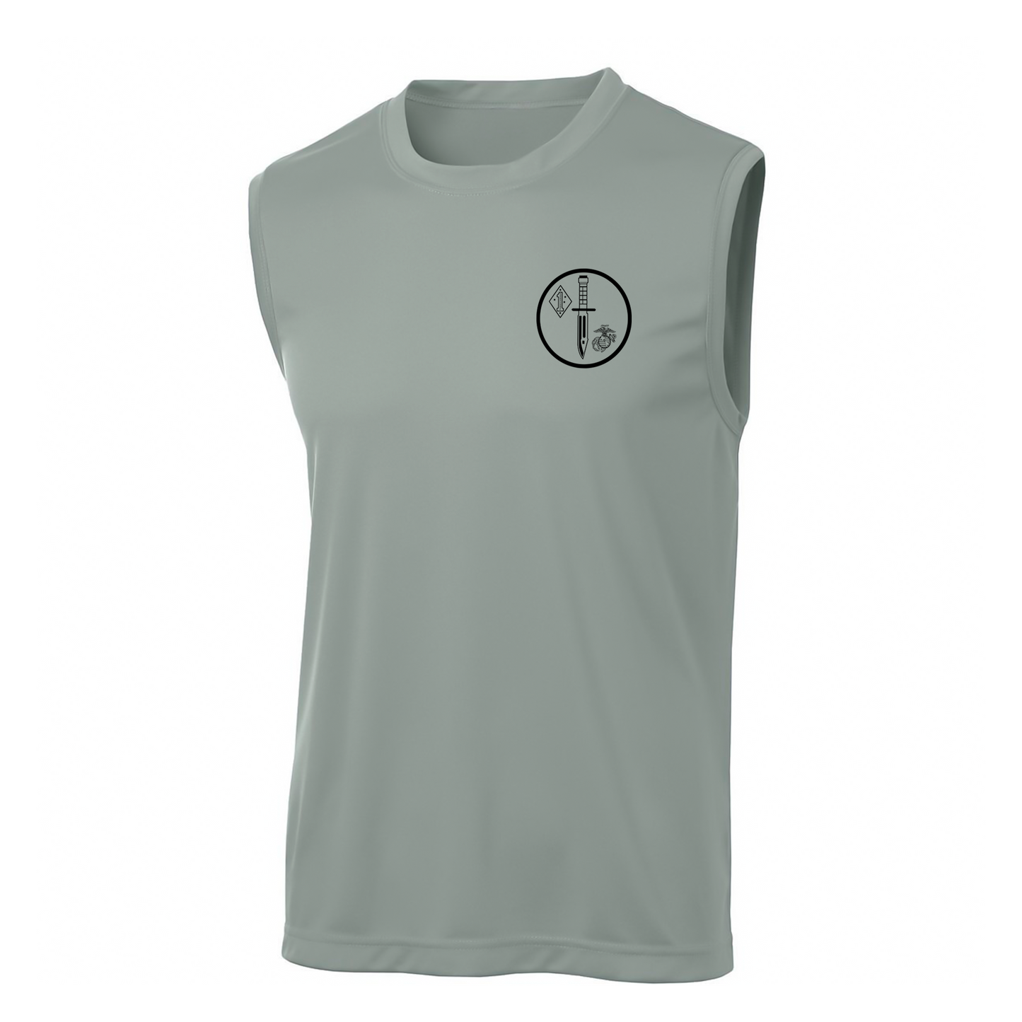 3rd Battalion 7th Marines Unit "The Cutting Edge" #2 DRIFIT Sleeveless, Tank, Sleeveless Hoodie