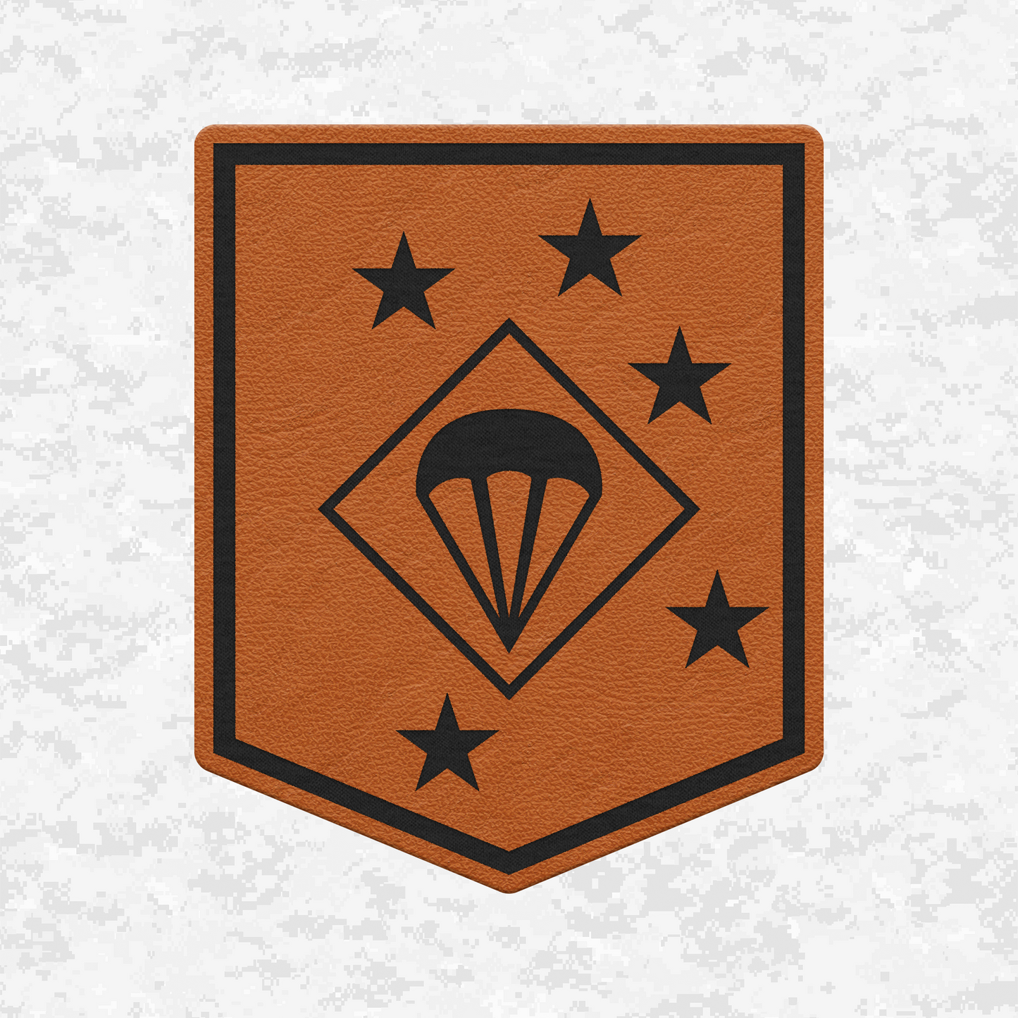 1st MAC Parachute Battalion | Leather Patch | Velcro Backed