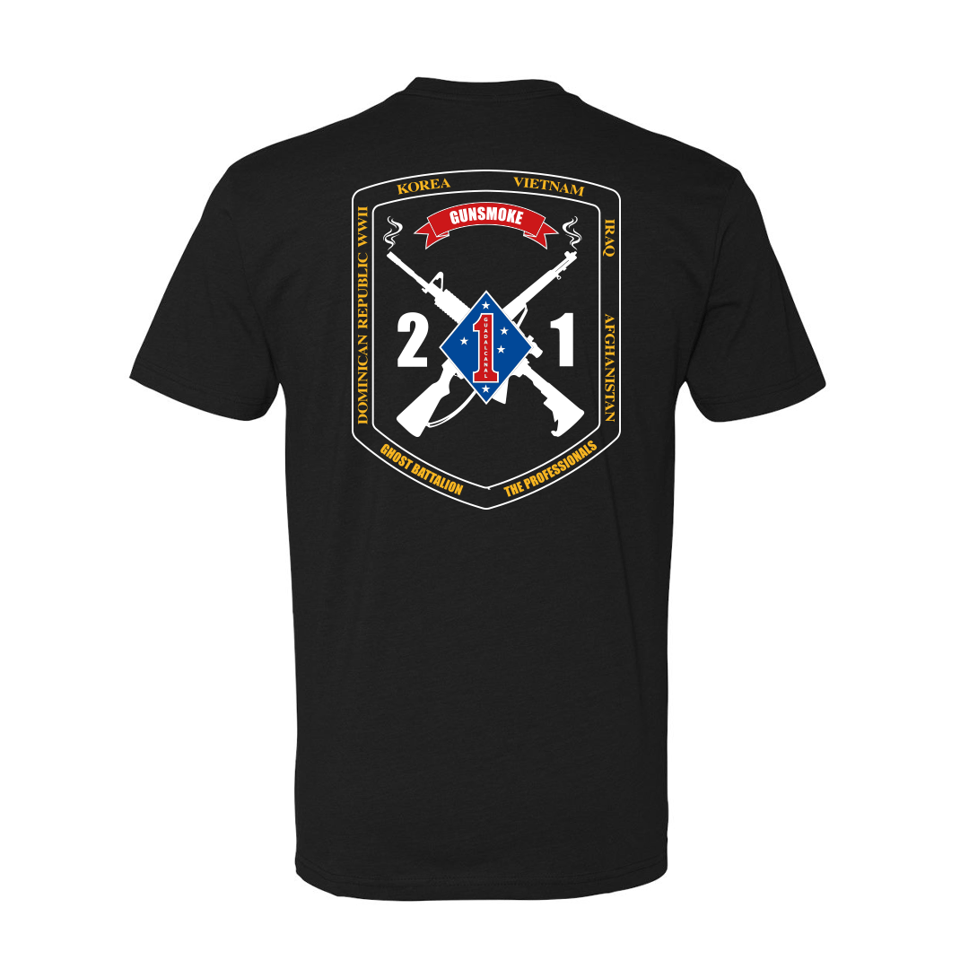 2nd Battalion 1st Marines Unit "Gunsmoke" Shirt