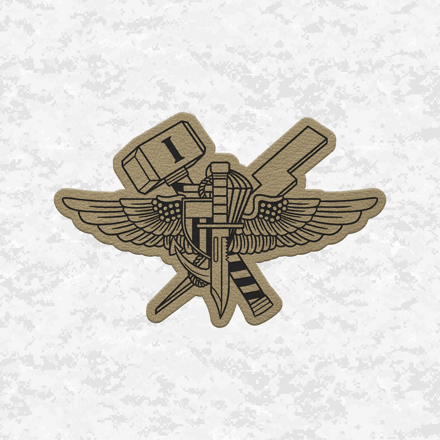 1st ANGLICO Jack | Leather Patch | Velcro Backed